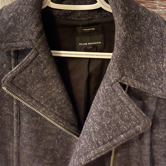 Club Monaco Navy Italian Coat - Picture 4 of 4